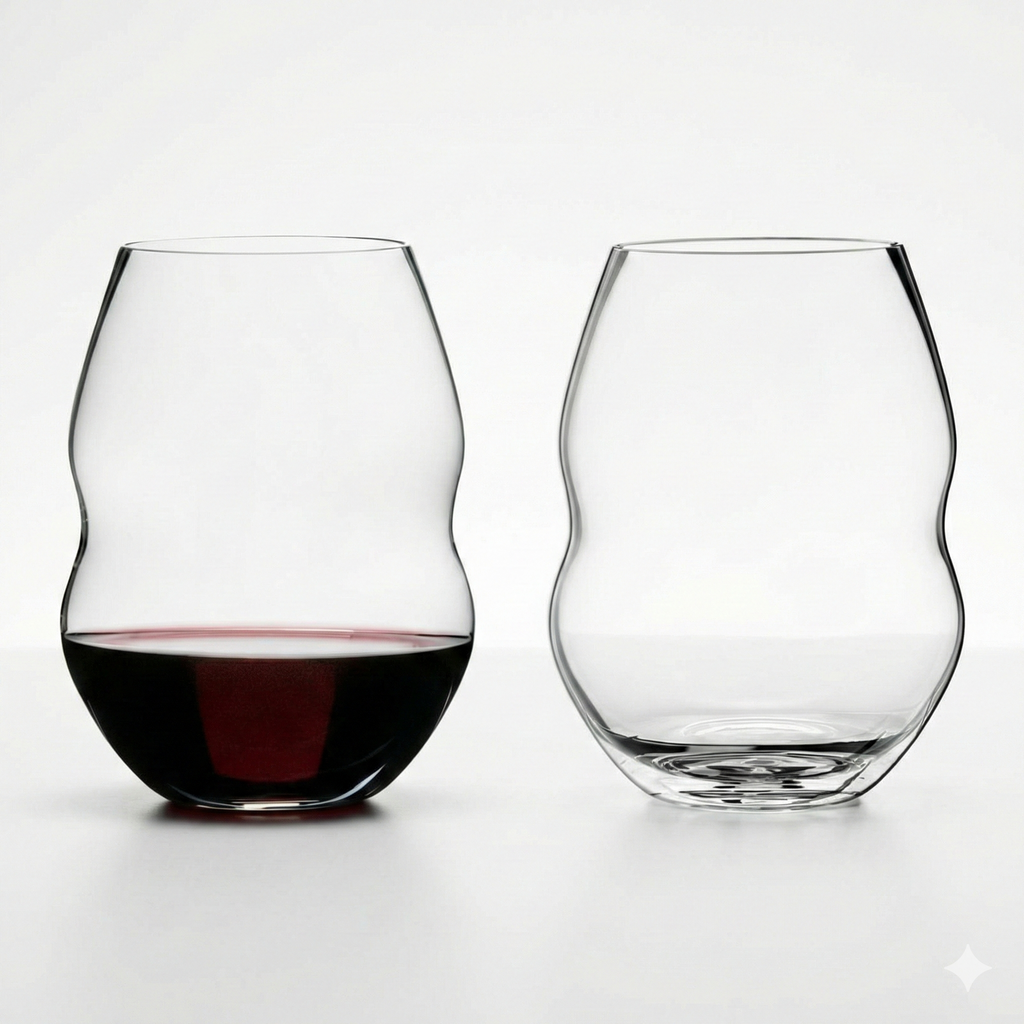 Riedel Swirl Red Wine Glasses, Set of 2