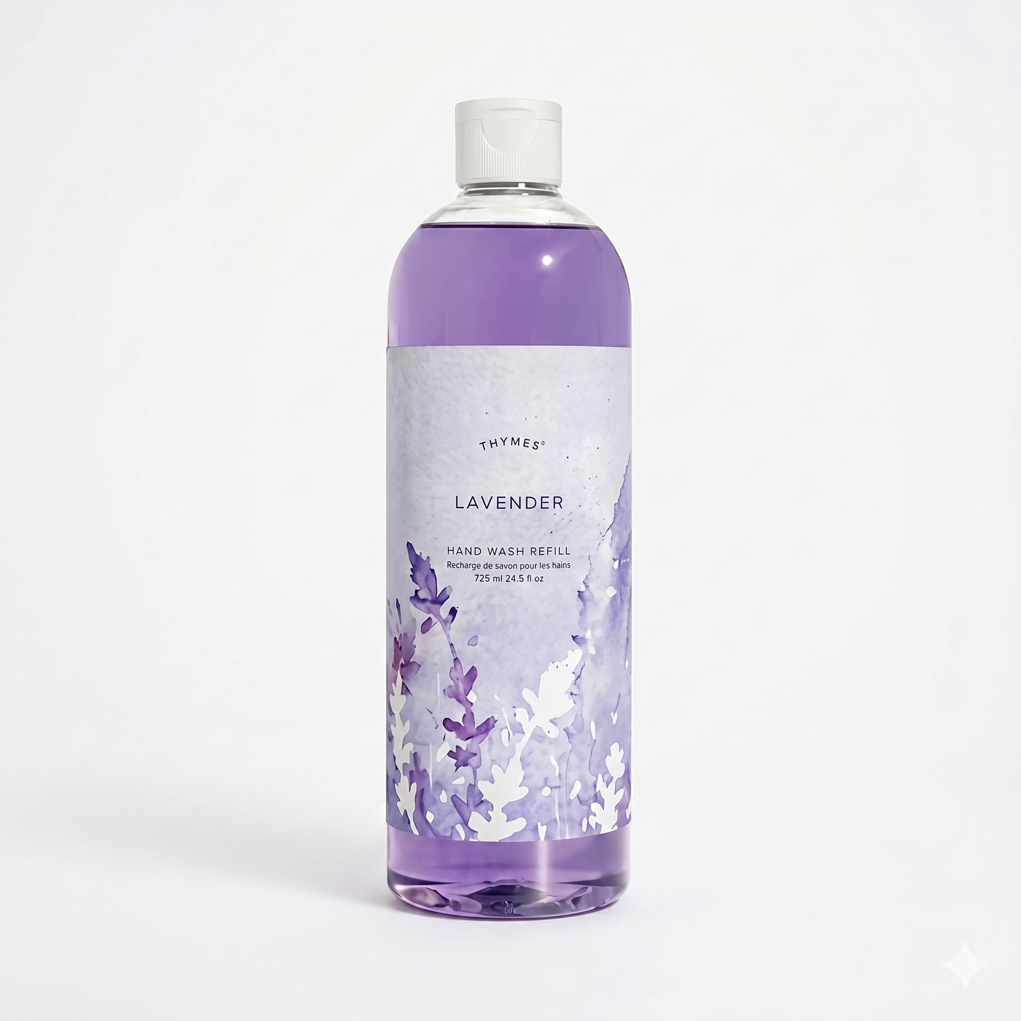 Thymes Hand Wash Refill - Lightly Scented Liquid Hand Soap for Bathroom and Kitchen Refill - Moisturizing Formula with Natural Ingredients (Lavender, 24.5 fl oz)