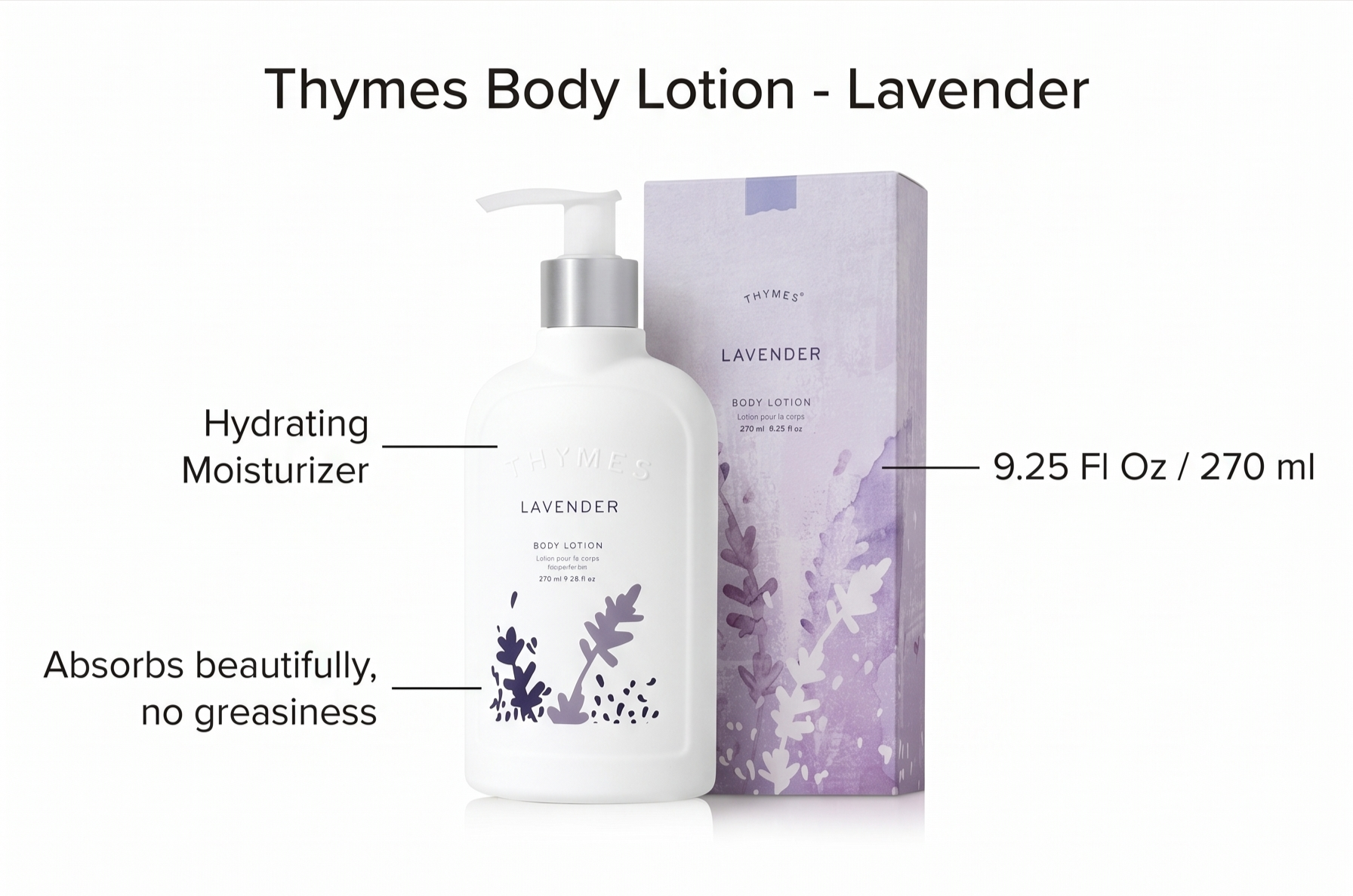 Thymes Body Lotion - 9.25 Fl Oz - Lavender