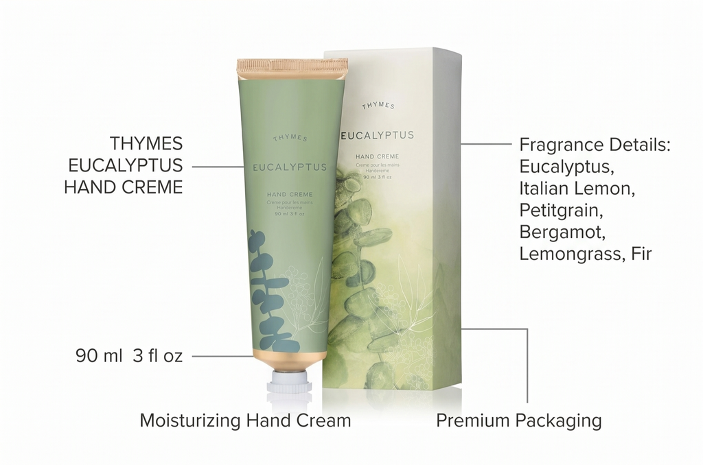 Thymes Hand Cream - 3 Fl Oz – Eucalyptus