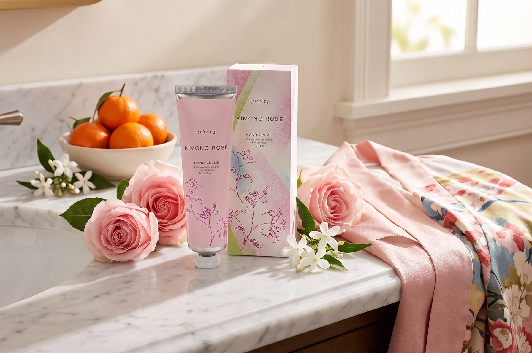 Thymes Hand Cream - 3 Fl Oz - Kimono Rose
