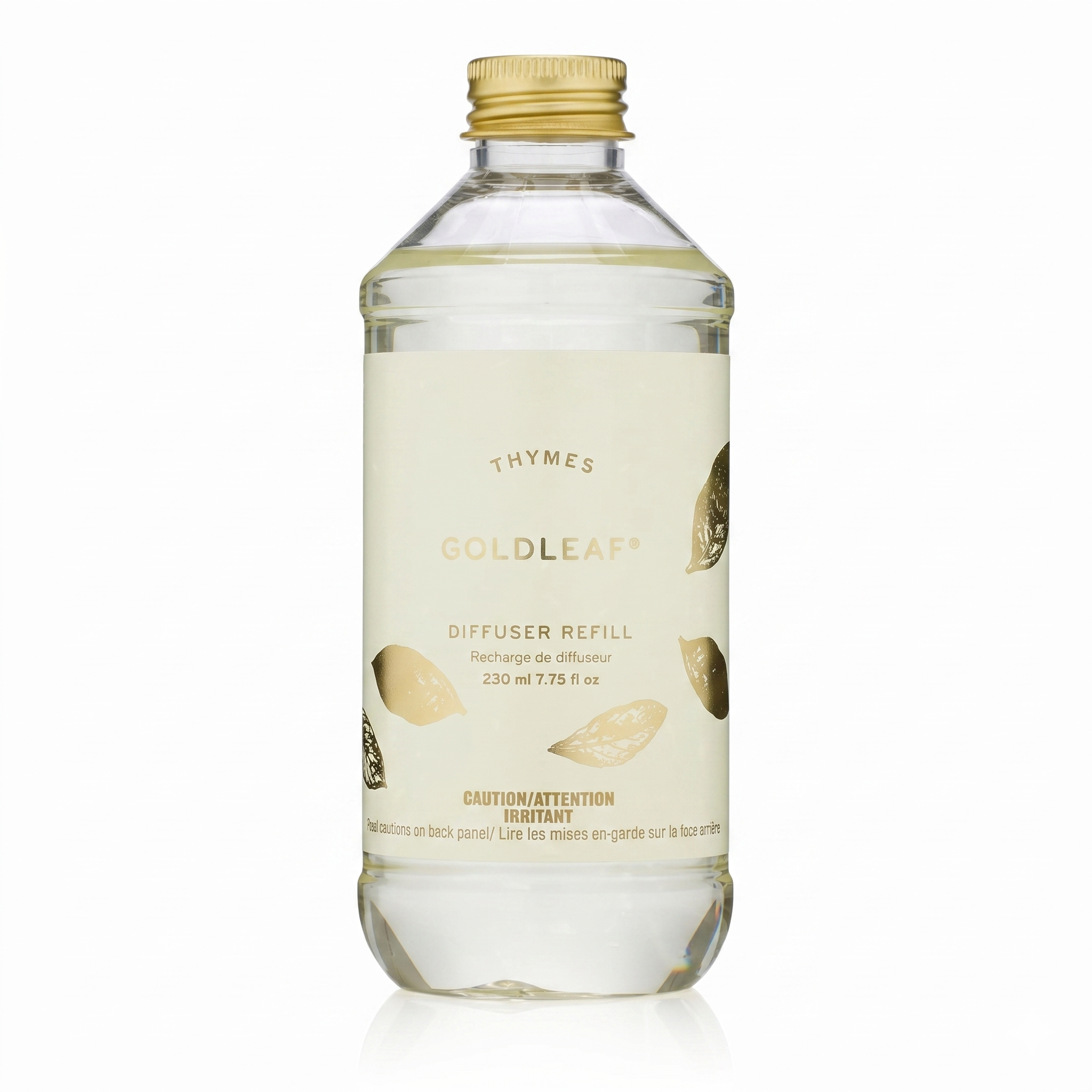 Thymes Reed Diffuser Oil Refill – Fragrance Oil for Diffuser Refill – Flameless Home Fragrance Products – Home Luxury Scents with Notes of Jasmine, Rose, Hyacinth, & Oak Moss (Goldleaf, 7.75 fl oz)