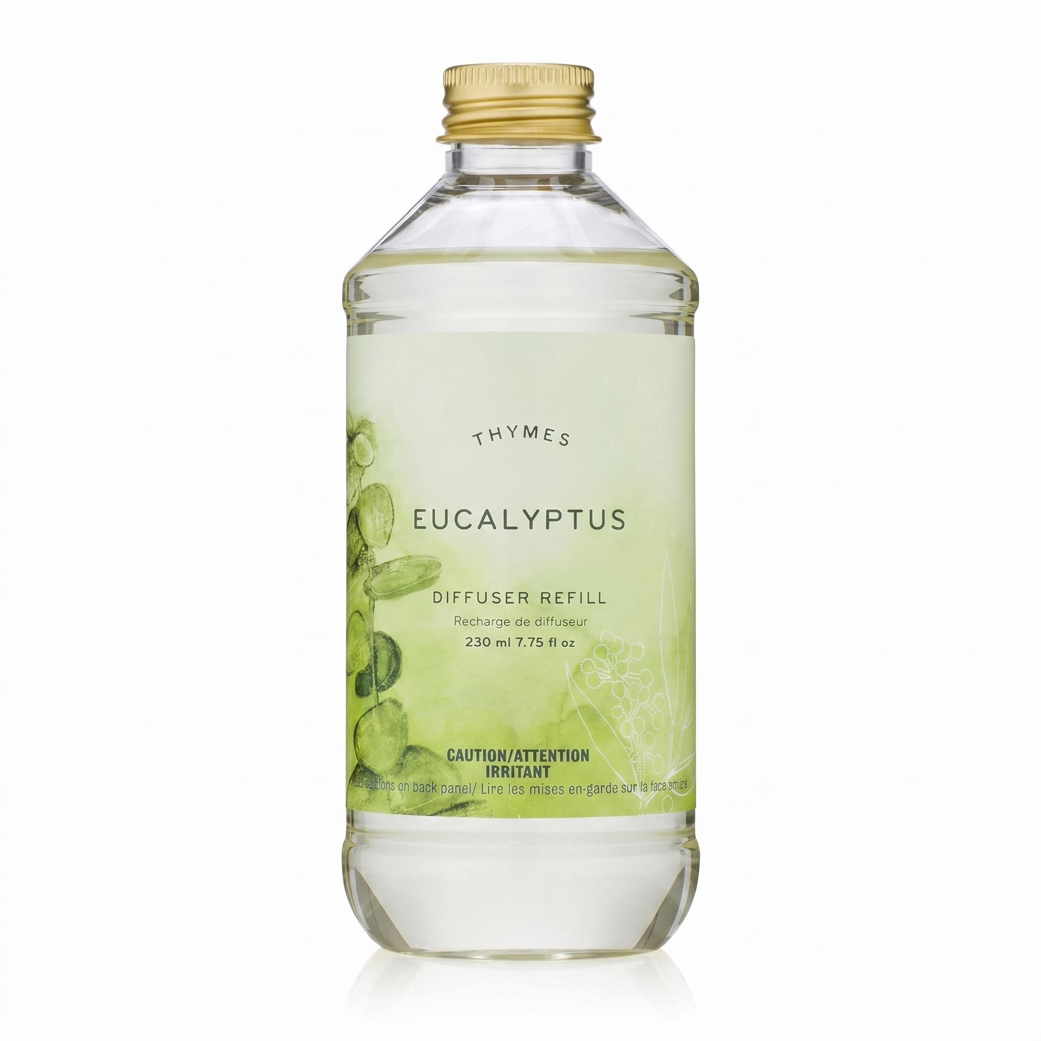Thymes Reed Diffuser Oil Refill – Fragrance Oil for Diffuser Refill – Flameless Home Fragrance Products – Home Luxury Scents with Notes of Eucalyptus Oil, Lemon, & Bergamot (Eucalyptus, 7.75 fl oz)