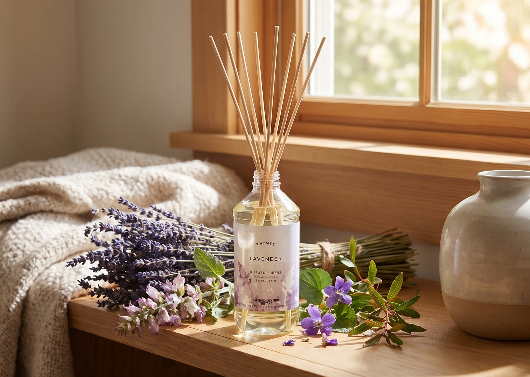Thymes Reed Diffuser Oil - 7.75 Fl Oz - Lavender