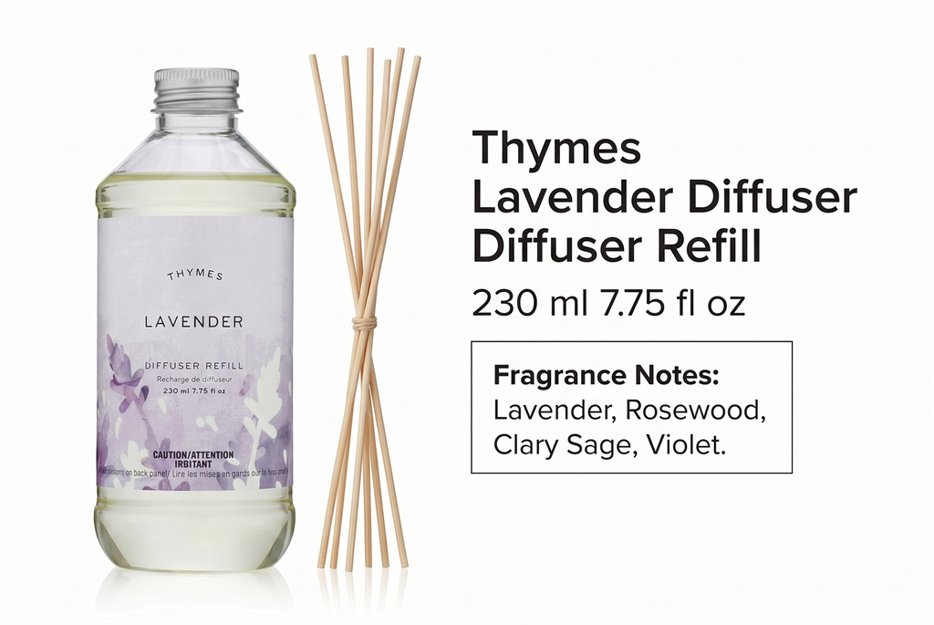 Thymes Reed Diffuser Oil - 7.75 Fl Oz - Lavender