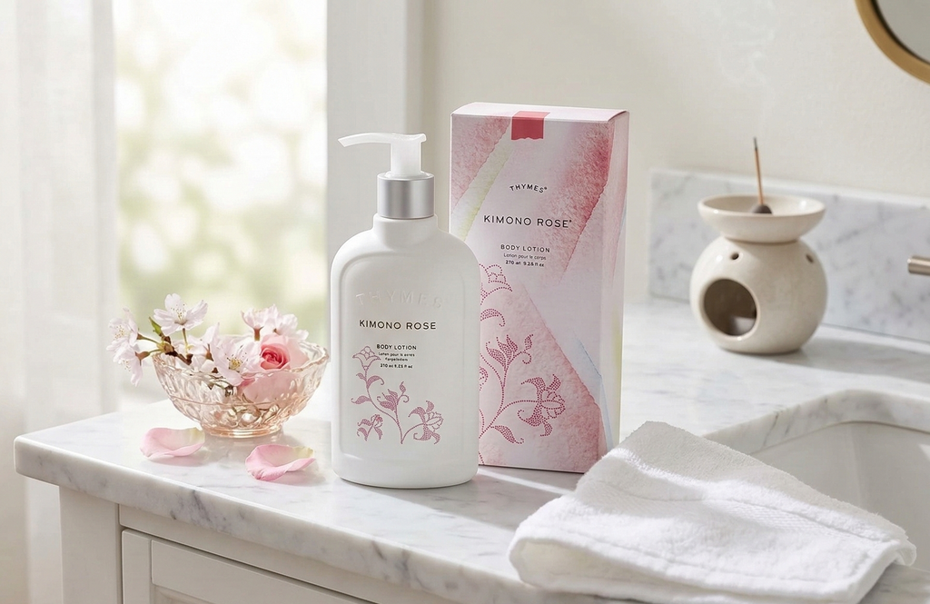 Thymes Body Lotion - 9.25 Fl Oz - Kimono Rose