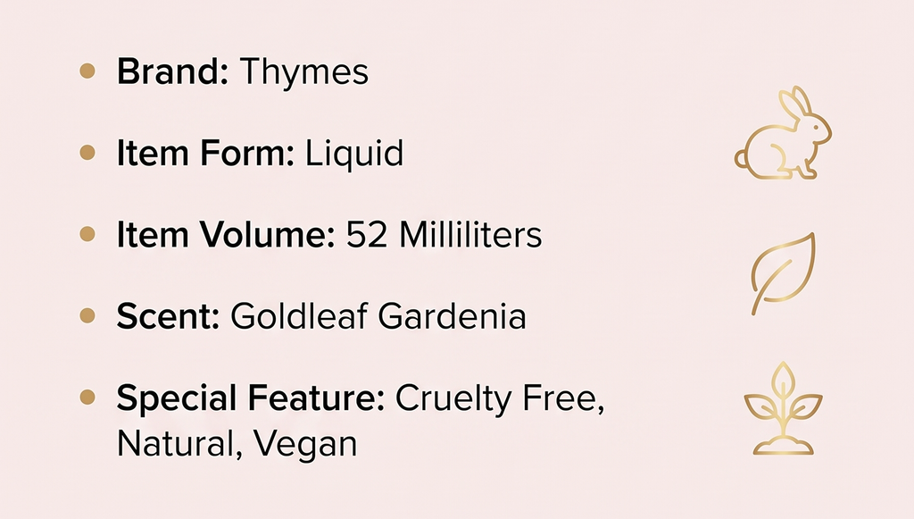 Thymes Goldleaf Gardenia Eau de Parfum (1.75 fl oz)