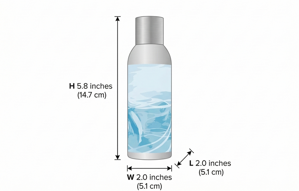 Thymes Home Fragrance Mist – Room Air Fresheners for Home Long Lasting – Air Freshener Spray – Premium Home Fragrance – Notes of Water Lily, Crips Driftwood, & Lemon Pulp (Aqua Coralline, 3 oz)