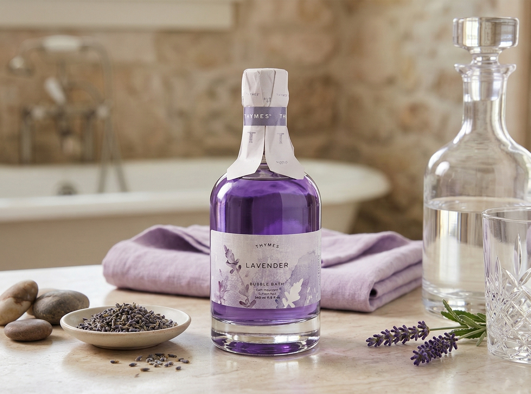 Thymes Bubble Bath - 11.5 Fl Oz - Lavender