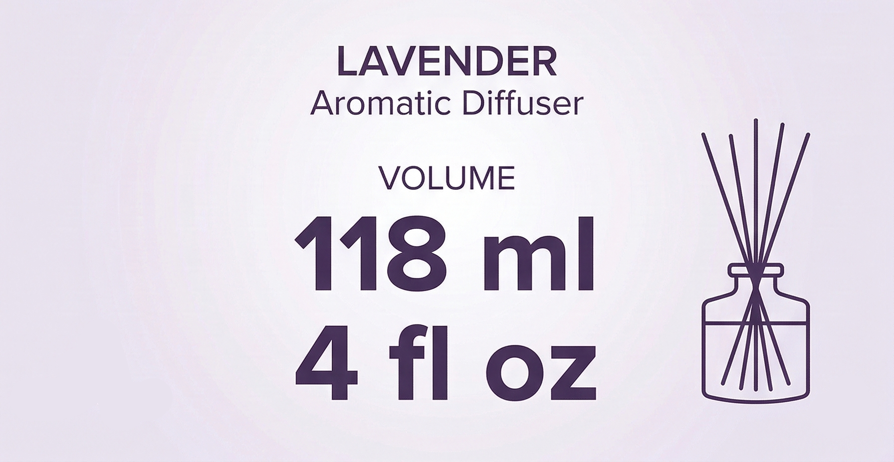 Thymes Petite Diffuser - 4 Fl Oz - Lavender