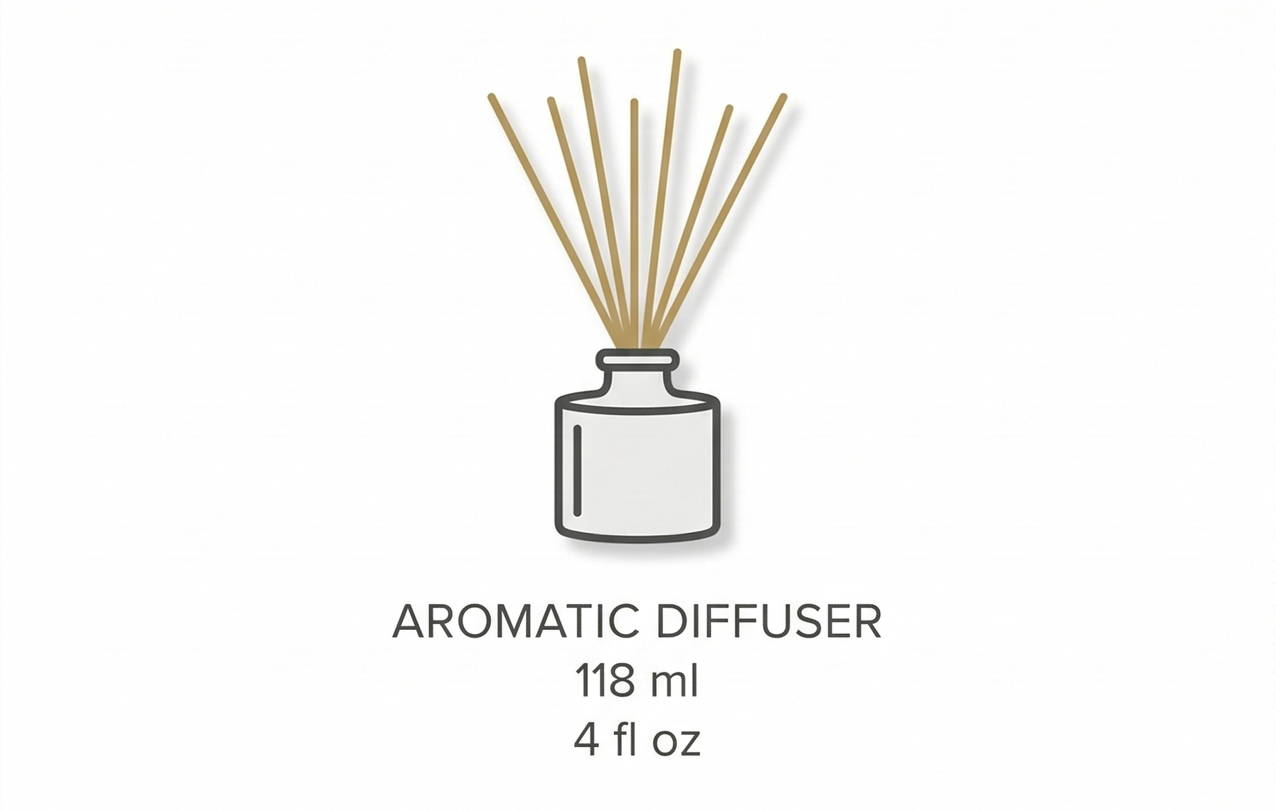 Thymes Petite Diffuser - 4 Fl Oz - Goldleaf