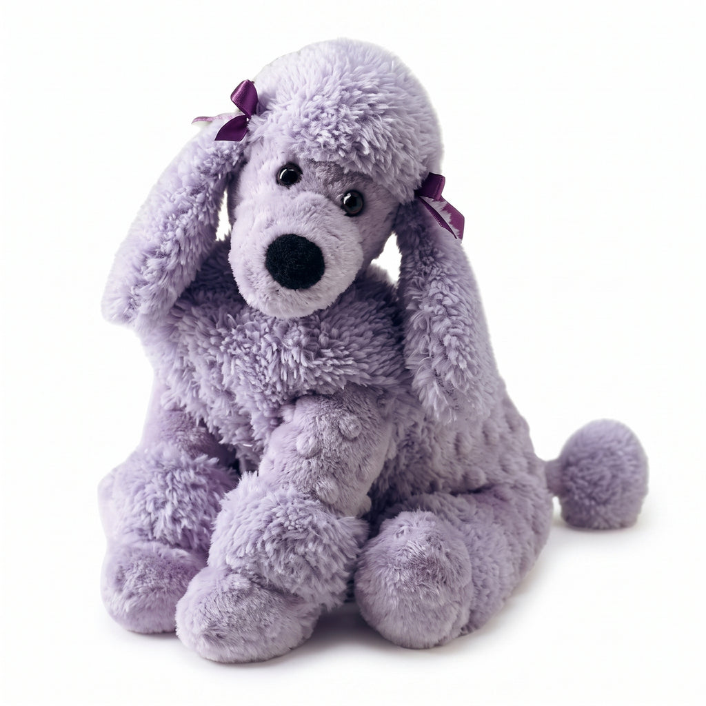 Sonoma Lavender Microwaveable Aromatherapy Stuffed Pillows, Plush Dog, Lavender Scented with Removable Washable Cover (Poodle)