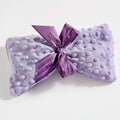 Sonoma Lavender Spa Mask, Heatable/Chillable Aromatherapy Eye Pillow with Lavender Infused Flaxseed Insert, Eye Compress for Stress Relief with Removable and Washable Cover (Lilac Dot)