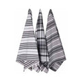 Now Designs Jumbo Pure Kitchen Towel Set of 3, Black