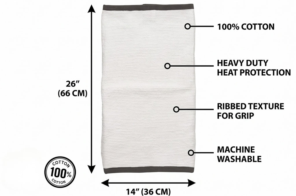Now Designs Oven Towel, White