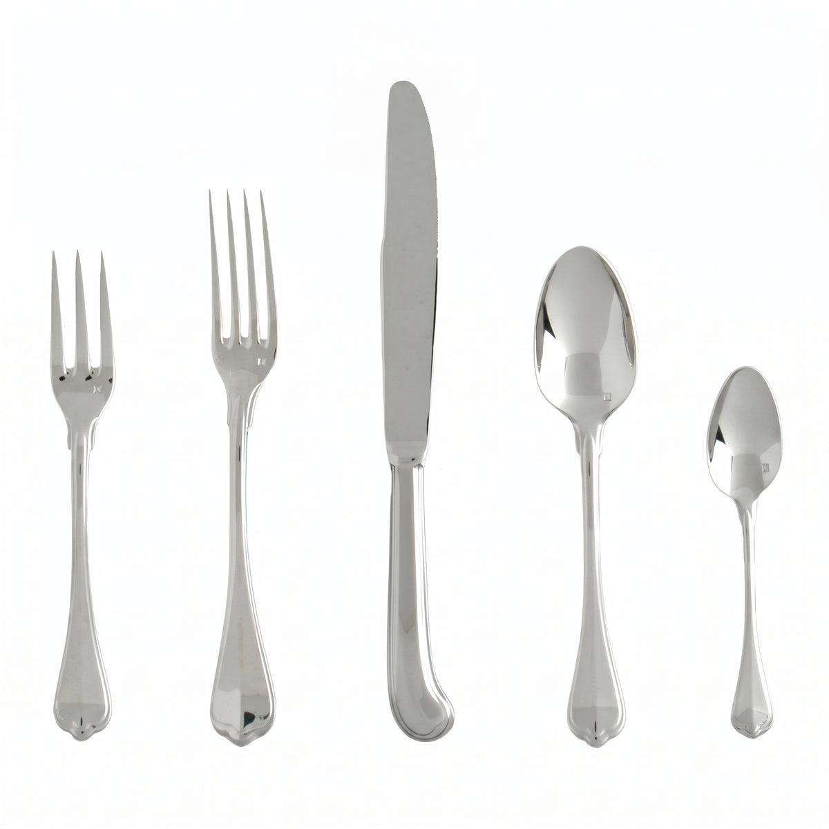 Fortessa San Marco 18/10 Stainless Steel Flatware, 5 Piece Place Setting, Service for 1