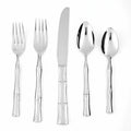FORTESSA Royal Pacific 18/10 Stainless Steel Flatware, 20 Piece Place Setting With Table Knife, Forks and Spoons (Service For 4), Dishwasher Safe, Polished
