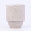 Paddywax Parks, Glacier Scented Candle in Reusable Ceramic Jar with Crackling Wood Wick, Soy Candle with Approx. 77 Hour Burn Time, Decorative Gift Candles for Home, White Pine & Hemlock Scent, 11 oz