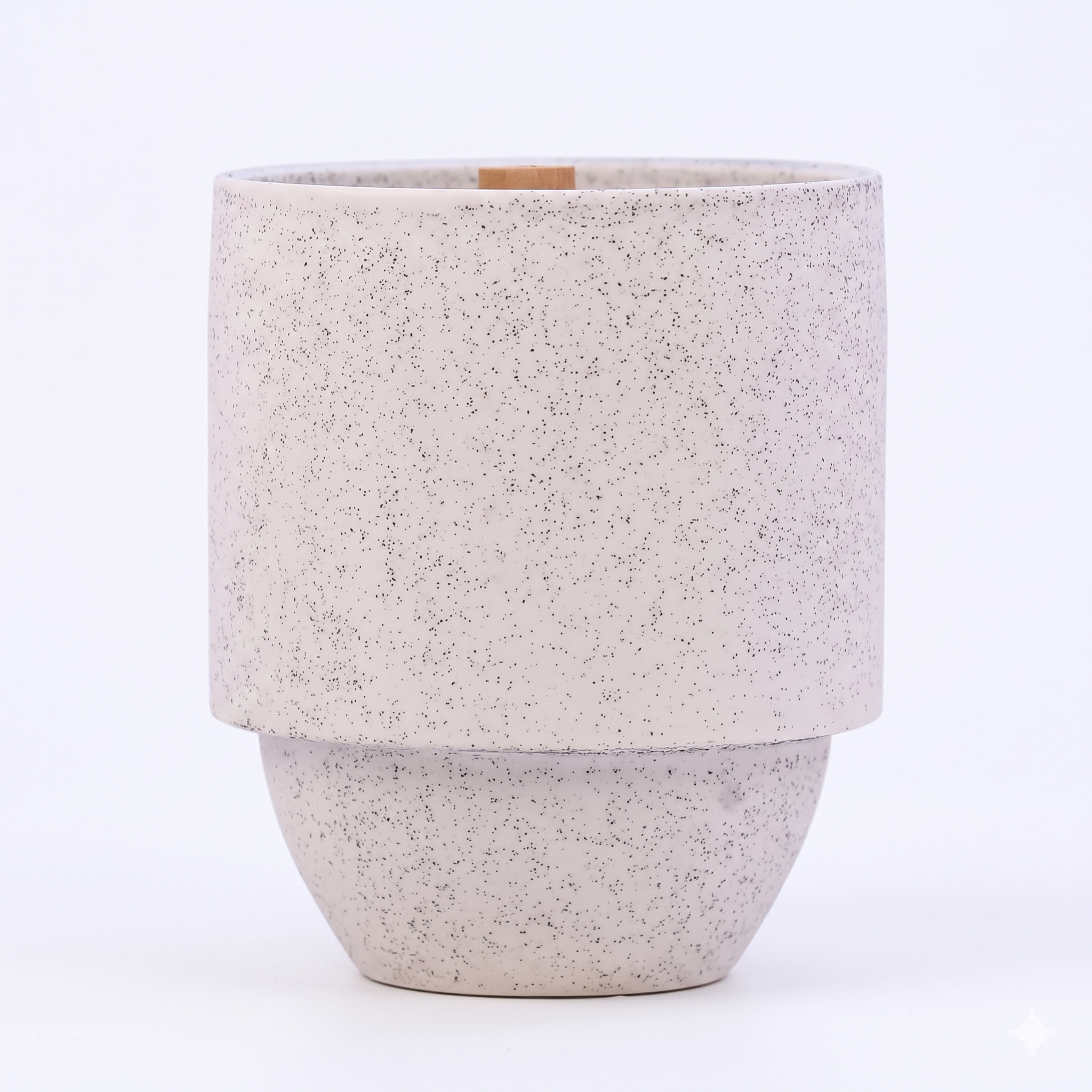 Paddywax Parks, Glacier Scented Candle in Reusable Ceramic Jar with Crackling Wood Wick, Soy Candle with Approx. 77 Hour Burn Time, Decorative Gift Candles for Home, White Pine & Hemlock Scent, 11 oz