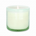 Paddywax La Playa, Amber + Coconut Scented Candle in Reusable Hand-Blown Bubble Glass, Soy Wax Candle with Approx. 40 Hour Burn Time, Decorative Gift Candle for Home, Amber + Coconut, 9 oz