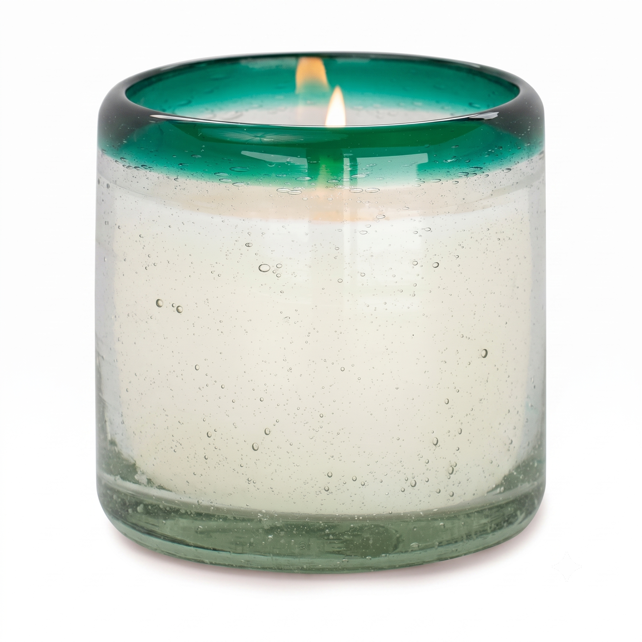 Paddywax La Playa, Cactus Flower + Bamboo Scented Candle in Reusable Hand-Blown Bubble Glass, Soy Wax Candle with Approx. 40 Hour Burn Time, Decorative Gift Candle for Home, Cactus Flower + Bamboo