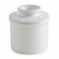 Butter Bell - The Original Butter Bell Crock by L. Tremain, a Countertop French Ceramic Butter Dish Keeper for Spreadable Butter, French Ceramic Butter Dish Keeper, Specialty - Classic White