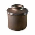 Butter Bell - The Original Butter Bell Crock by L. Tremain, a Countertop French Ceramic Butter Dish Keeper for Spreadable Butter, French Ceramic Butter Dish Keeper, Specialty (Bronze Matte)