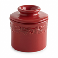 Butter Bell - The Original Butter Bell crock by L Tremain, a Countertop French Ceramic Butter Dish Keeper for Spreadable Butter, Antique Collection, Emerald