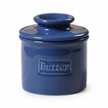 Butter Bell - The Original Butter Bell crock by L Tremain, a Countertop French Ceramic Butter Dish Keeper for Spreadable Butter, Café Retro Collection, Royal Blue, Glossy Finish