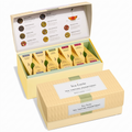 Tea Forte Premium Presentation Box Gift Set Sampler, 20 Count, Assorted Blends Individually Wrapped Handcrafted Pyramid Infuser Bags, Assorted Classic