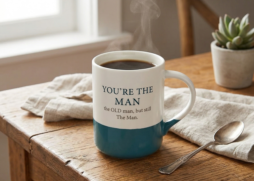Pavilion - 18 oz Large Coffee Cup Mug (You're The Man)