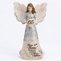 Pavilion Gift Company 65th Birthday - 6" Angel Holding a Heart, Beige