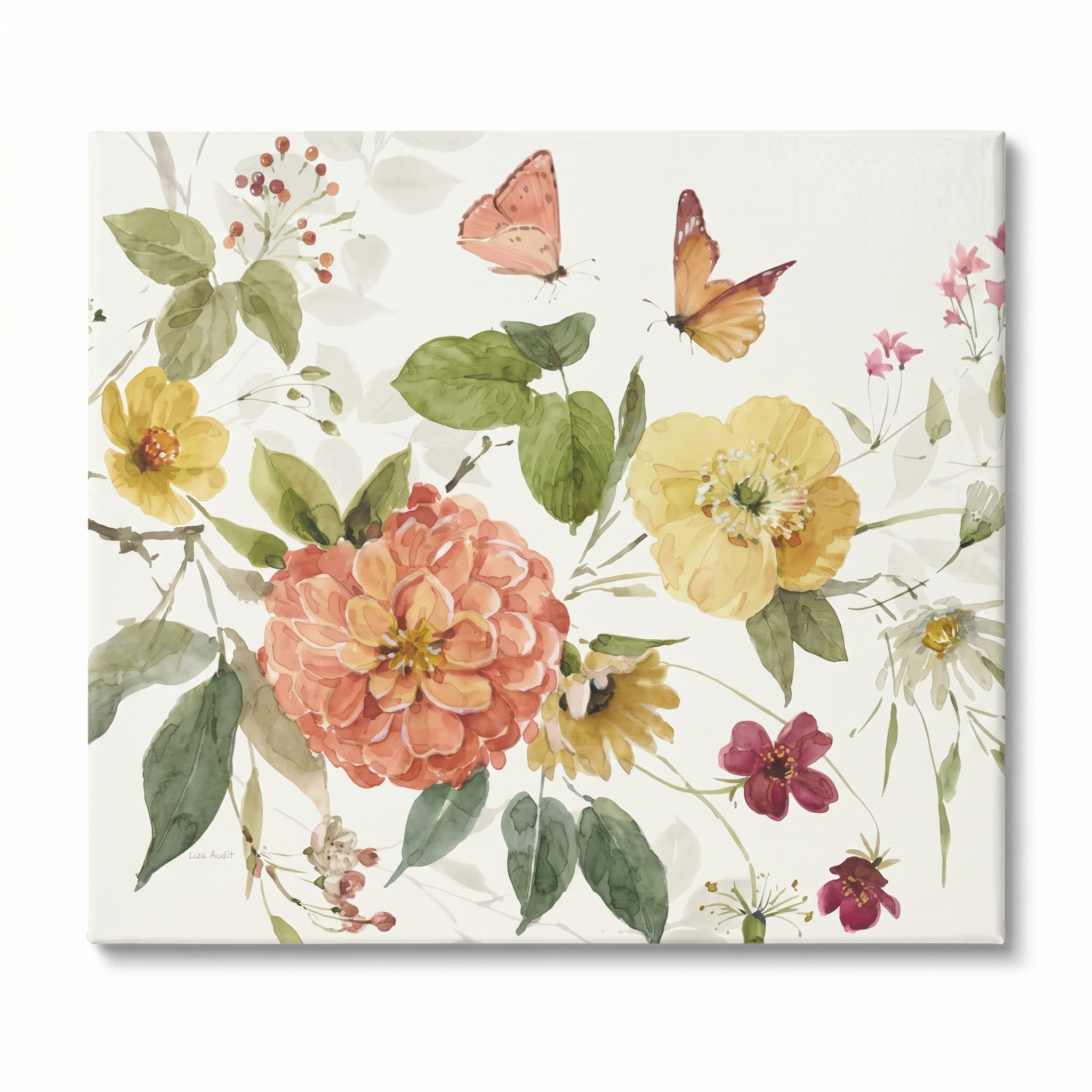 CounterArt Nature's Blessings 3mm Tempered Glass Cutting Board 15” x 12” Serving Board Charcuterie Board