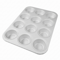 Fat Daddio's Anodized Aluminum Standard Muffin Pan, 11.2 x 15.8 Inch