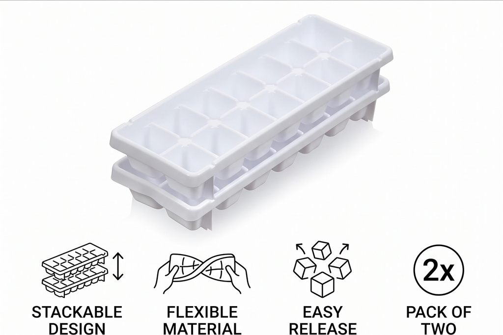 Arrow Home Products Ice Cube Tray pack of two