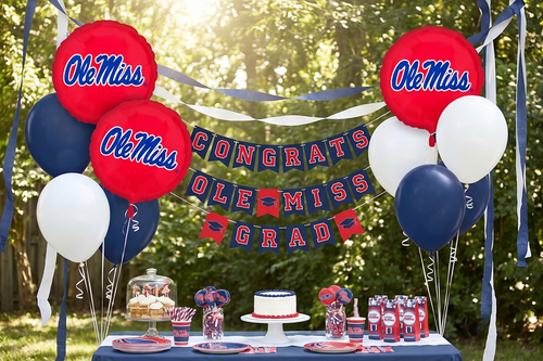 Anagram International University of Mississippi Foil Balloon, 18", Multicolor
