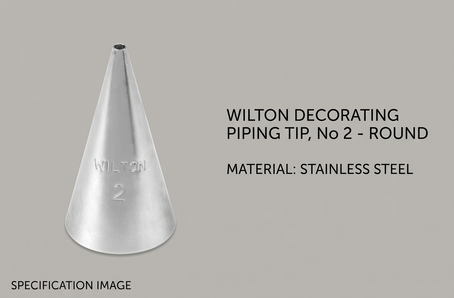 Wilton Decorating Piping Tip, No 2 - Round