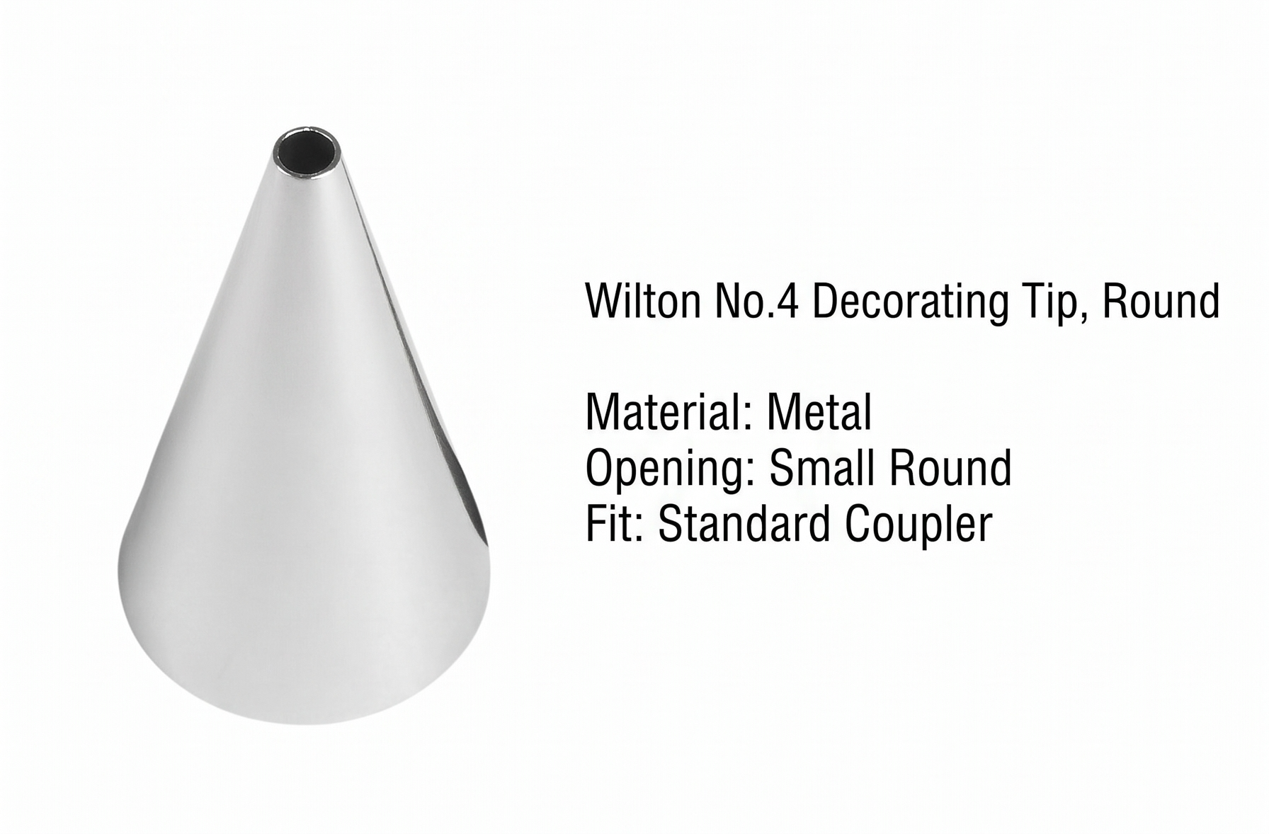 Wilton No.4 Decorating Tip, Round
