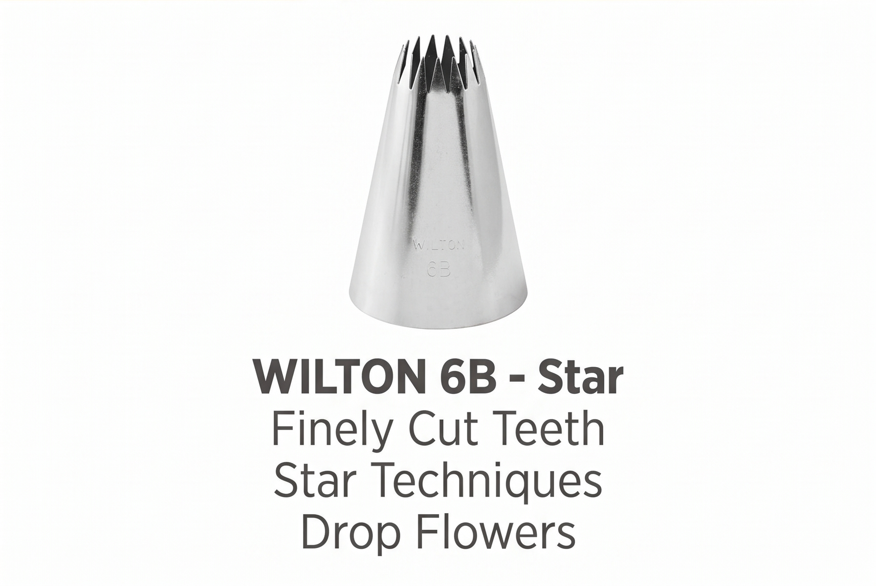 Wilton Decorating Piping Tip, No 6B - Star