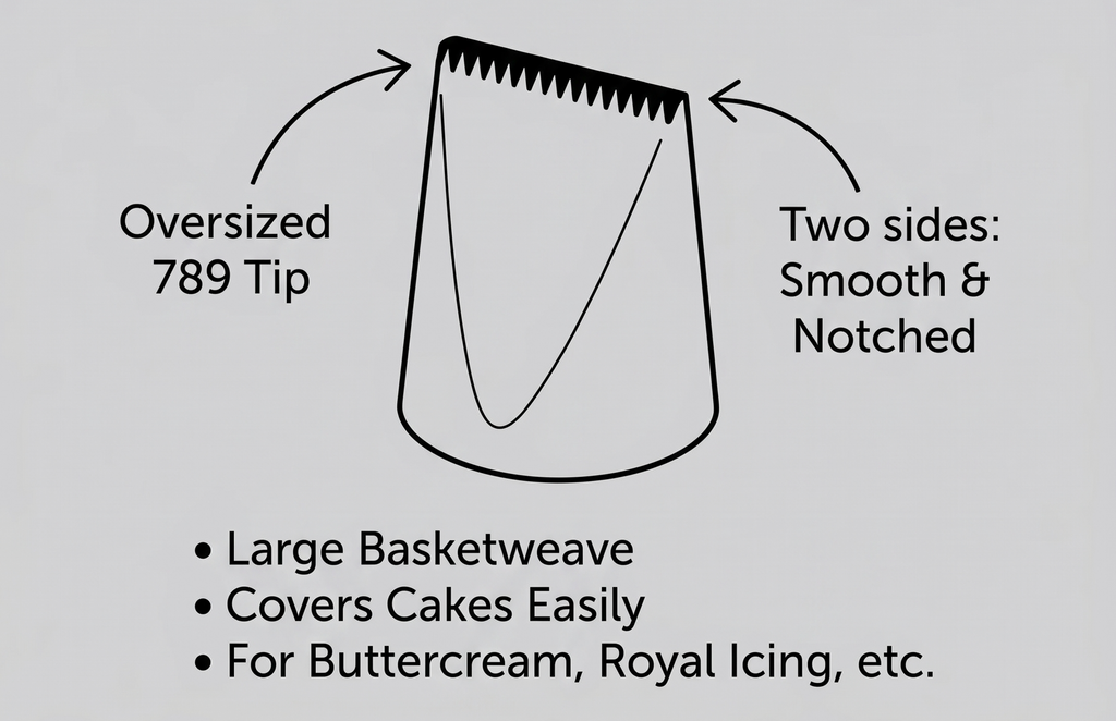 Wilton Carded Tip Cake Icer