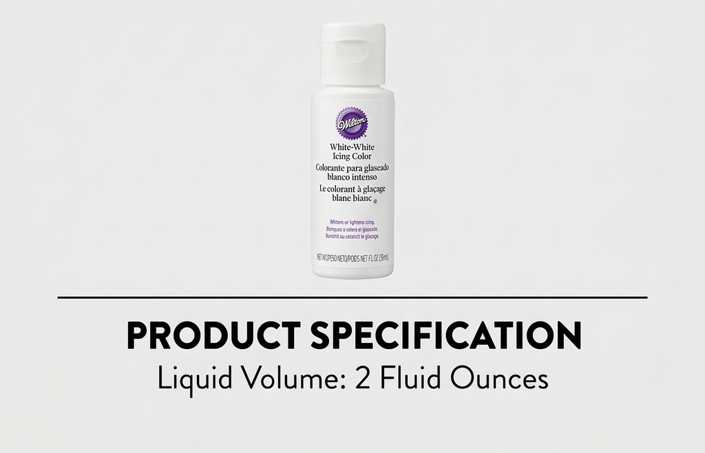 Wilton Liquid Color, 2-Ounce, White