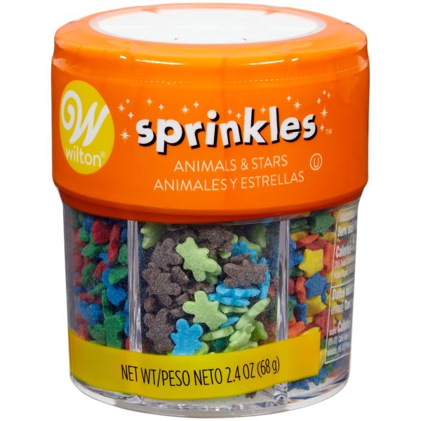 Wilton 710-1176 Animals and Stars, Bright, 2.4-Ounce