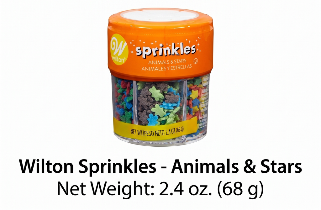 Wilton 710-1176 Animals and Stars, Bright, 2.4-Ounce