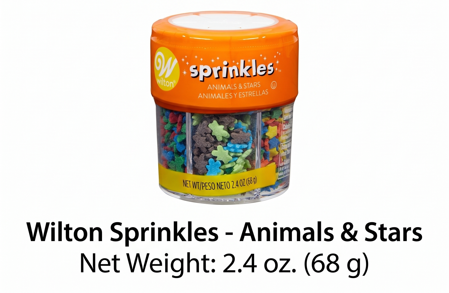 Wilton 710-1176 Animals and Stars, Bright, 2.4-Ounce