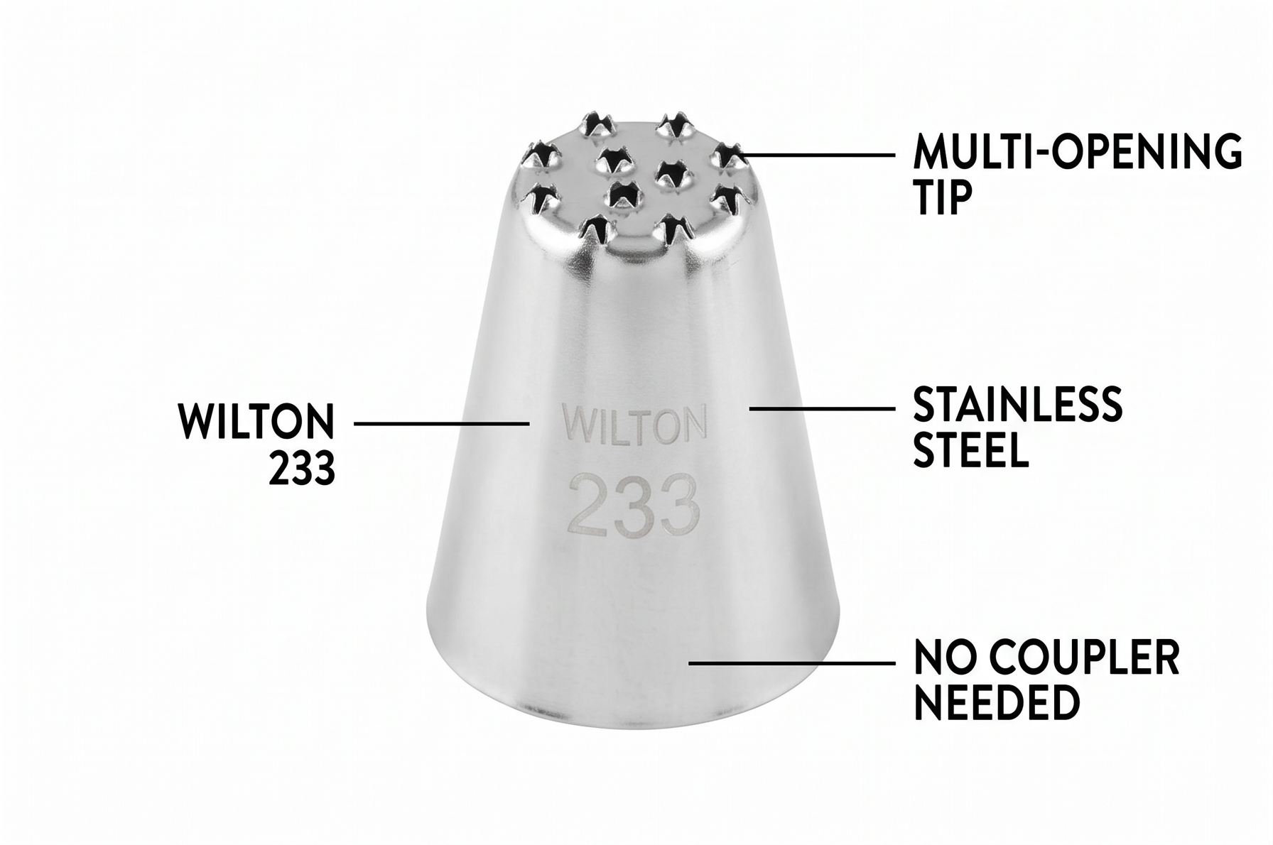 Wilton 418-9616 Grass Icing Tip