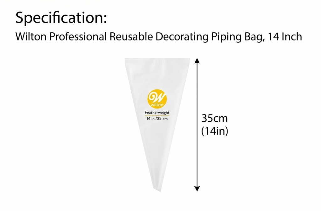 Wilton Professional Reusable Decorating Piping Bag, 14 Inch