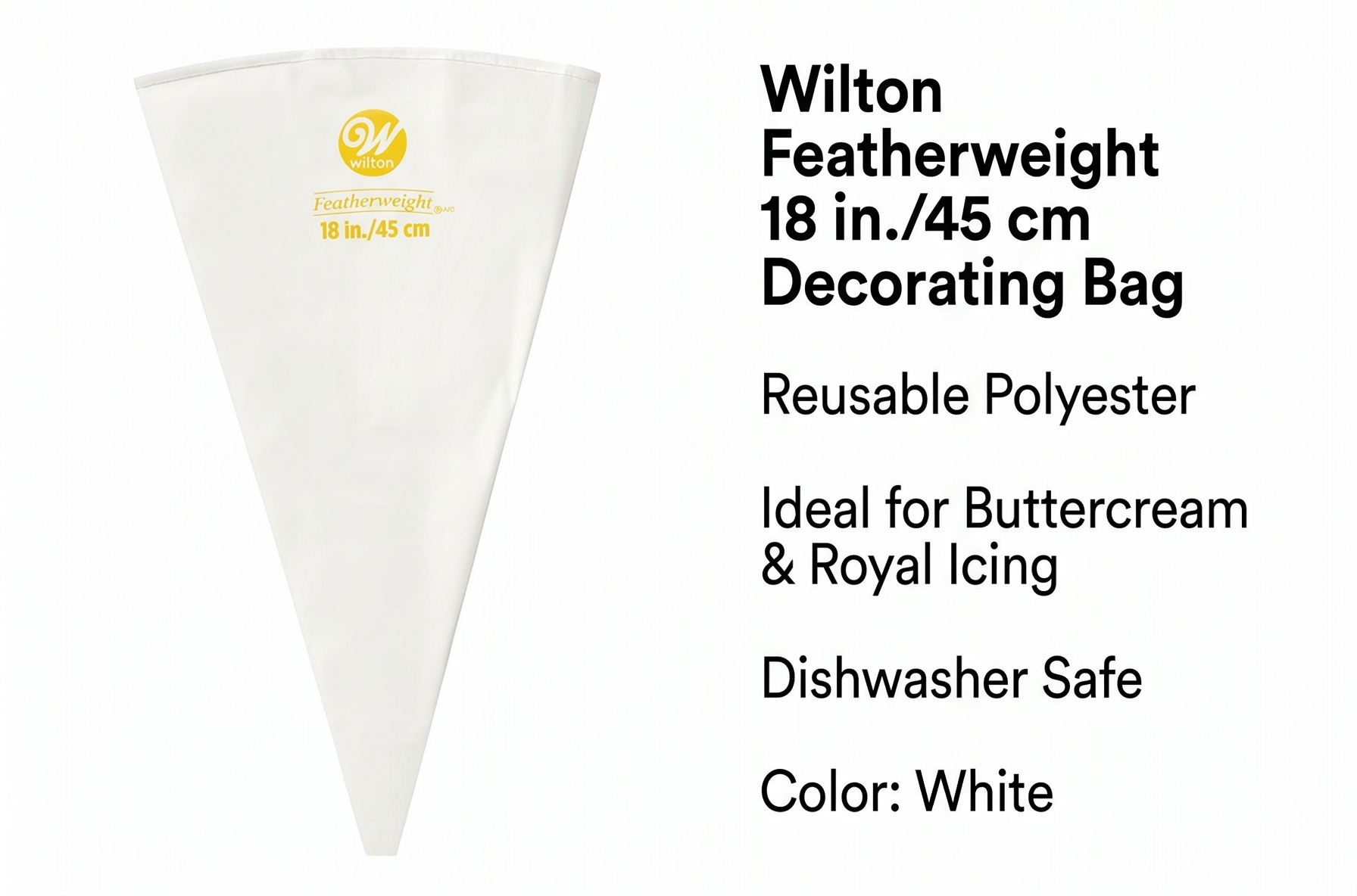 Wilton Professional Reusable Decorating Piping Bag, 18 Inch