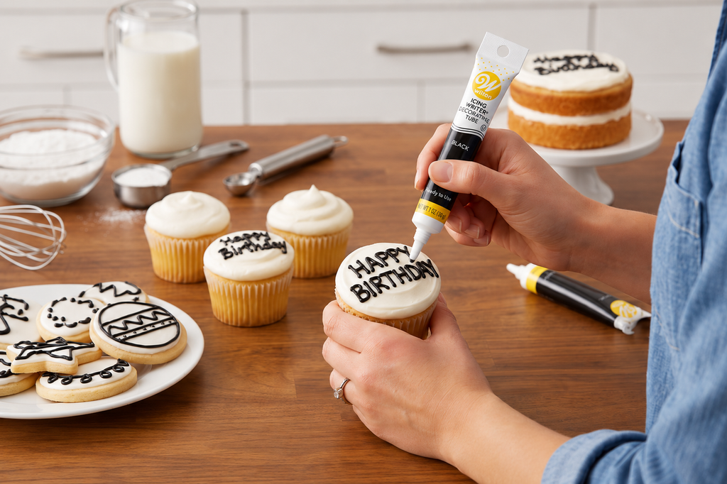 Wilton Stores, Icing writer Decorating Tube Black, 1 Ounce