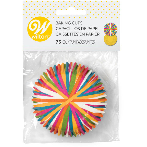 Wilton Color Wheel Standard Cupcake Liners, 75-Count