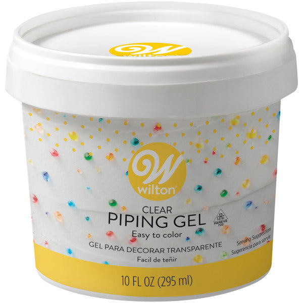 Wilton 704-9987 Clear Piping Gel 10 oz(283 oz), Packaging May Vary